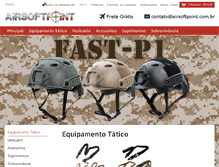 Tablet Screenshot of airsoftpoint.com.br